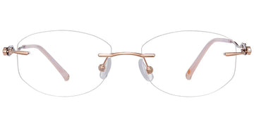 Titanium Ovaal Montuur F7447